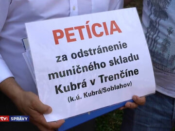 Petícia za odstránenie muničného skladu Kubrá v Trenčíne
