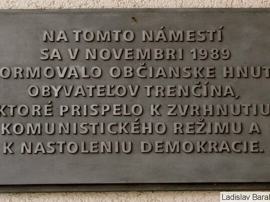 November 1989, moje hodnoty a postoje