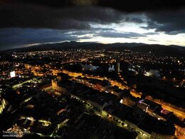 Trenčín - nad centrom mesta