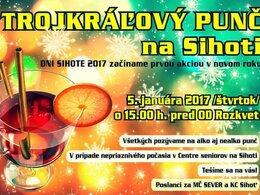 Trojkráľový punč na Sihoti