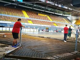 Zimný štadión Pavla Demitru v Trenčíne v rekonštrukcii AUGUST 2018